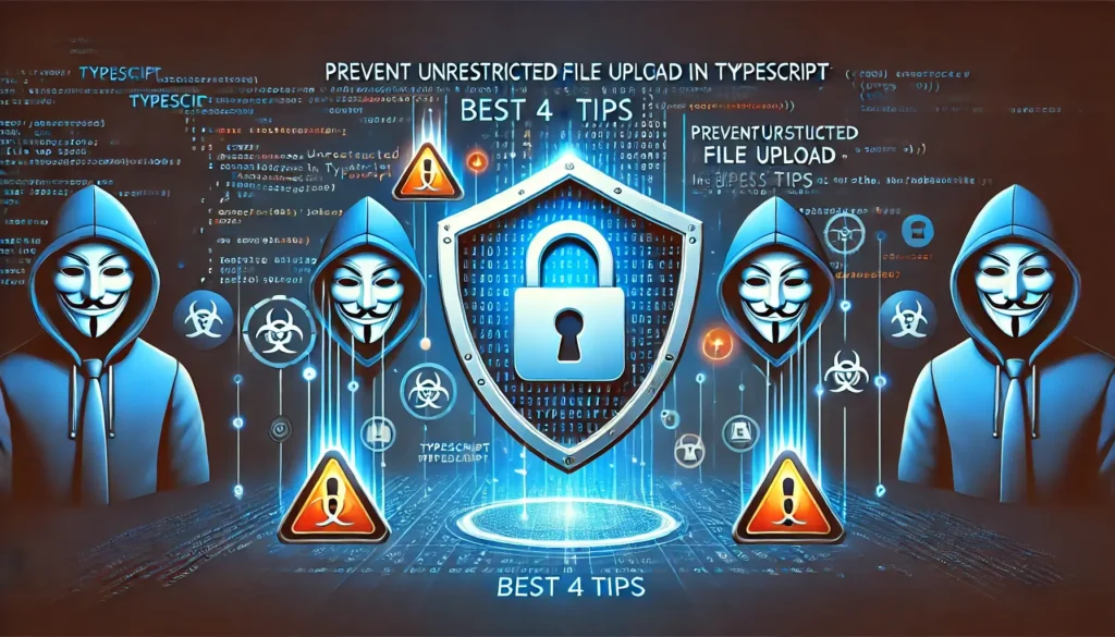 Prevent Unrestricted File Upload in TypeScript:  Best 4 Tips
