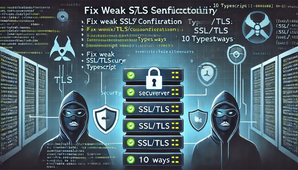 Fix Weak SSL/TLS Configuration in TypeScript: 10 Best Ways
